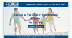 Desktop Screenshot of outofdebt.ca